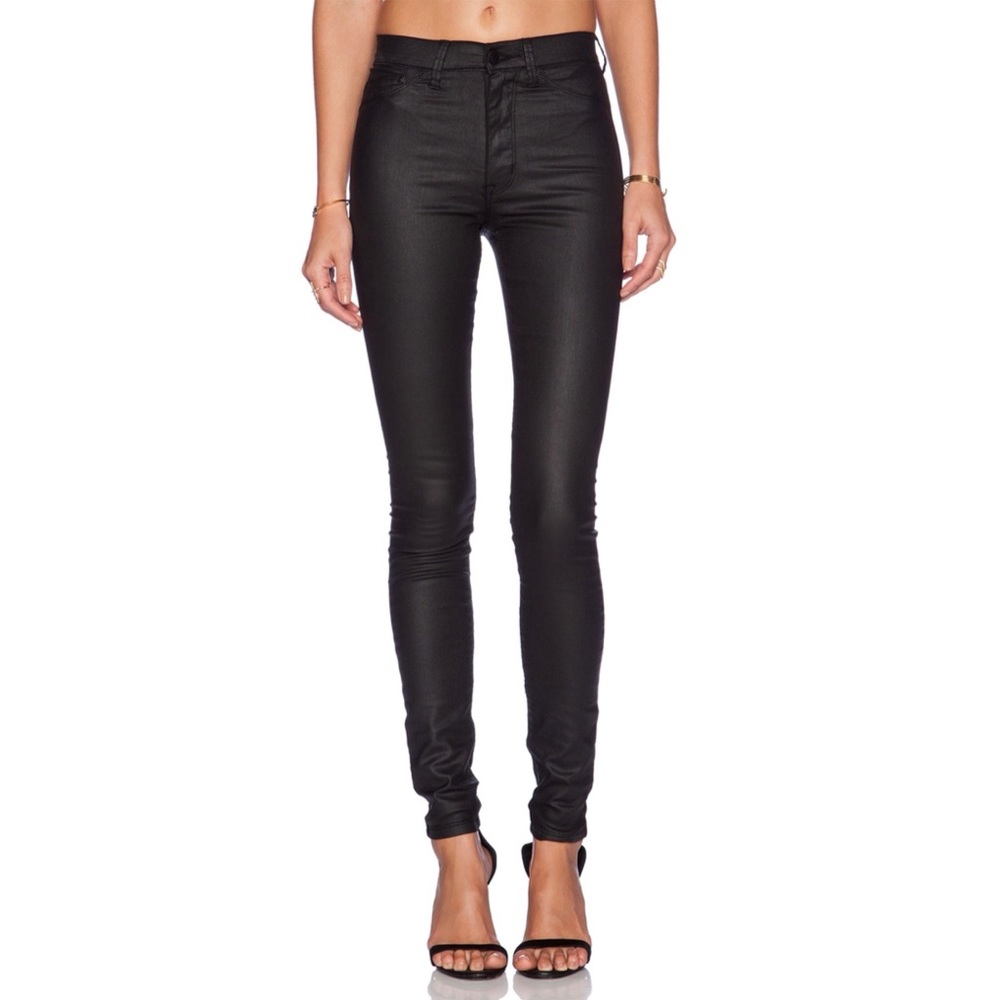 RES DENIM Gettin Hi Skinny Leather Pants